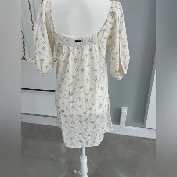 Billabong Cream and Tan Dress - Picture 3 of 8